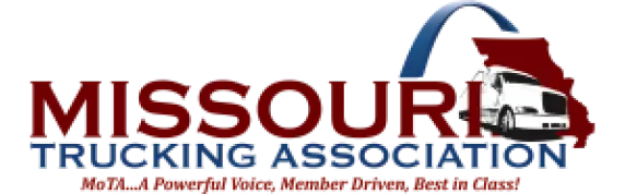 Missouri Trucking Association logo with slogan "MoTA...A Powerful Voice, Member Driven, Best in Class!" beneath it.